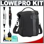 Lowepro Classified 140 AW Digital SLR Camera Case (Black) + Accessory Kit for Canon Rebel T3, T3i, T2i, EOS 60D, 5D, 7D, Nikon D3100, D5100, D7000, D300s & Sony Alpha A560, A580, A33, A35, A55, A65, A77