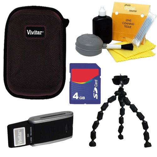 Vivitar 4GB Accessory Bundle for Canon PowerShot SD780IS, SD960IS