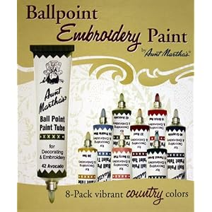 Aunt-Martha-s-Ballpoint-8-Pack-Embroidery-Paint-Country-Colors