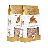 Nutraj Signature California Almonds (Jumbo) Plain - 2 x 200 gms RS.449.00 (36.00% Off) - Amazon