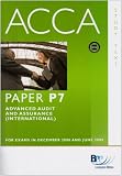 ACCA - P7 Advanced Audit and Assurance (INT): Text: Study Text