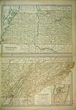 C1902 Map Tennessee America Chattanooga Northrup