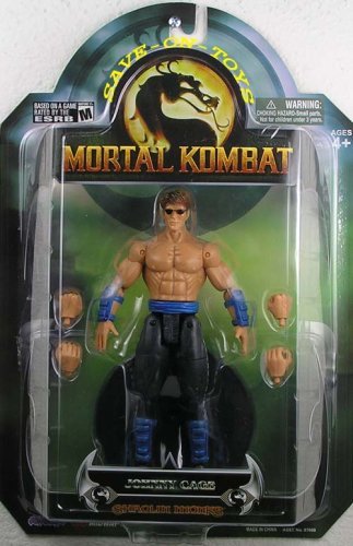 Mortal Kombat Shaolin Monks Series 3 Action Figure Johnny Cage