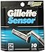 Sensor Refill Blade Cartridges, 10 Ct. (Pack of 3)