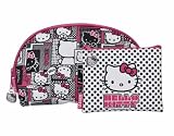 Hello Kitty Cosmetic Bag - Pink 2 Piece Set