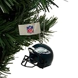 Philadelphia Eagles NFL Mini Helmet Ornaments 4 Pack