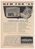 1965 International 440 Citizens Radio Transceiver Print Ad