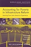Accounting for poverty in infrastructure reform : learning from Latin America's experience