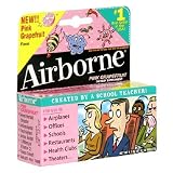 Airborne Effervescent Health Immune Boosting Formula Pink Grapefruit 36 Tablets (Bonus Size)