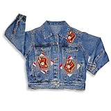 Baby Kakes - Toddler Boys Button Down Denim Jacket, Blue (Size 3T)