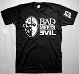 EMINEM T-SHIRTS - NEW - BAD MEETS EVIL MASK SHIRT - BAD MEETS EVIL TEES