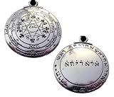 Pewter Pentacle of Solomon Pendant Amulet Kabbalah Necklace Jewelry
