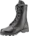 Black Leather GI Style Speedlace Combat Boots