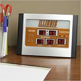 Illinois Fighting Illini Alarm Scoreboard Clock