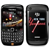 MLB New York Yankees with Bat on BlackBerry Curve 8520 8530 Phone Cover (Black)