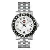 Harley Davidson Mens Bulova Watch. Triple time-zone. White dial. Two 24-hour readouts for three... by Bulova