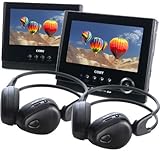 Coby TFDVD7751D twin screen wireless pack