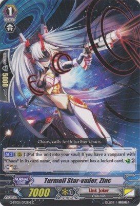 Cardfight!! Vanguard TCG - Confusion Star-vader, Zinc (G-BT05/072EN) - G Booster Set 5: Moonlit Dragonfang
