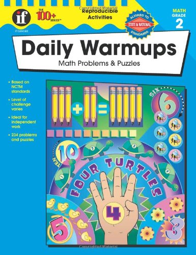 the 100 series daily warmups grade 2 math problems  puzzles