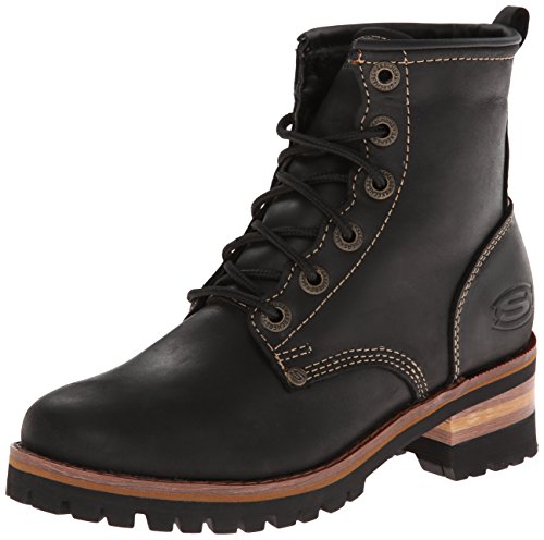 Skechers Women's Laramie 2 Engineer Boot,Black,10 M US