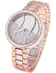 New Quartz Watch Wrist Watch Stylish Watch with Alloy Band for Lady - Gold SWWM1-179365