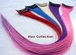 Hair Collection-12" Colorful 100% Human Hair Clip in on Extensions - 1.6"widex5pcs