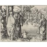 Lucas van Leyden (The Baptism of Christ) Art Poster Print - 11x17