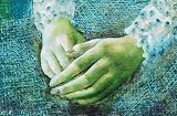 Custom Order #S2-BNF, Oil on Canvas, Custom Painting of The Person You Love, For 1 Person of Customer's Choice, Style: Photo-Realism, with Signature Text "I LOVE YOU", Canvas Size 27 x 37 inch