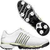 adidas Women's Powerband Golf Shoe (White/Lime/Black)