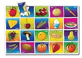 The Learning Journey Puzzle Doubles Let's Learn Foods Floor Puzzle