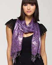 Lurex Leopard Scarf