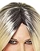 Evil Bride Wig (Blonde w/ Black) Adult Accessory