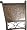 Bronze With Muted Copper Stamped Back Bar Stool, 30 Seat Height Image #2