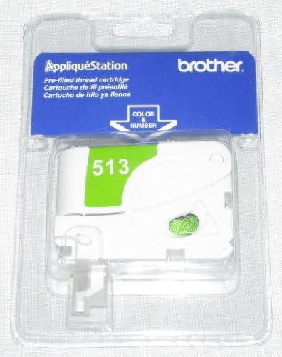 Brother Applique Station Pre-Filled Thread Cartridge 513 LIGHT GREEN by Applique Station