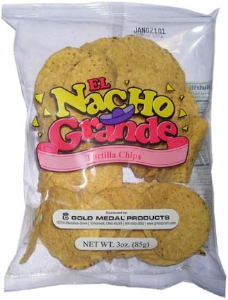 Gold Medal® El Nacho Grande Portion Pak Nacho Chips (3 Oz.) - 48 Pk. - SCS