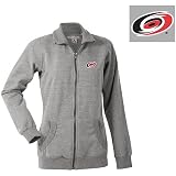 Antigua Carolina Hurricanes Women's Revolution Full Zip Fleece Jacket - Hurricanes Grey Large