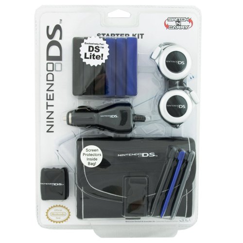 Black Starter Kit for Nintendo DS Lite