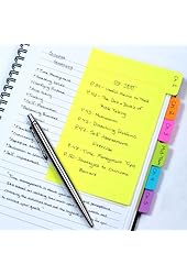 Redi-Tag Divider Sticky Notes 60 Ruled Notes, 4 x 6 Inches, Assorted Neon Colors (29500)