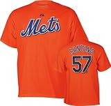 New York Mets Name and Number T-Shirt #57 Santana