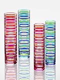 Produkt-Bild: DERU Vase dekoriert SUNNY DAY 35/8,5cm pink & orange