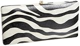 Perlina Get Framed Collection Wallet,Zebra,one size