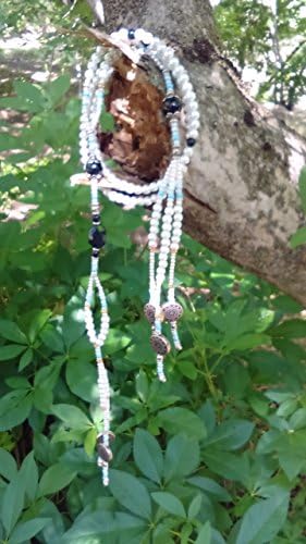 Nichiren Prayer Beads - Baby Blue Sante Fe #245