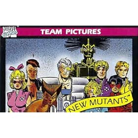  1990 Impel Marvel Comics #142 Team Pictures New Mutants Trading Card
