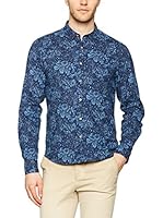 Meltin Pot Camisa Hombre Calkinsm (Azul Oscuro)