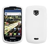 Solid White Silicone Skin Gel Cover Case For Samsung Droid Charge i510