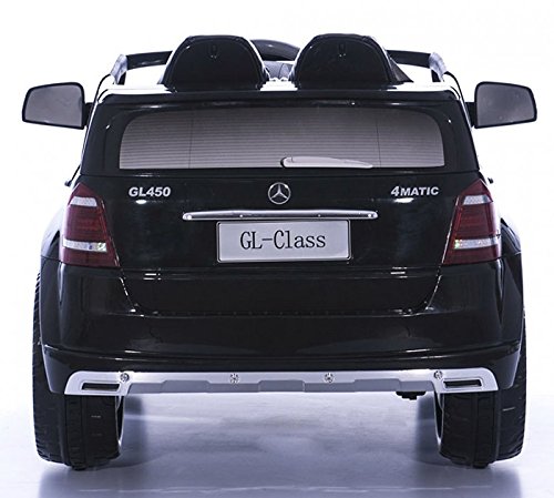 Mercedes-Benz SUV GL450 GL 450 Jeep 12V Kinderauto Kinderfahrzeug Kinder Elektroauto (Schwarz) - 5