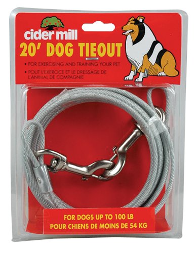 Childrens Toyshop  Pet Supplies : Cider Mill Dog Tie Out - 20 foot length for Large Dogs