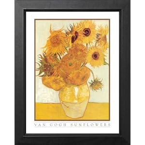 Vincent Van Gogh Sunflowers Floral Picture Framed Art Print