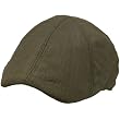 Men's Light Summer Duck Bill Houndstooth Ivy Cabbie Hat Cap Charcoal 56cm S/M