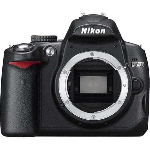 Nikon D5000 12.3 MP DX Digital SLR Camera with 2.7-inch Vari-angle LCD (Body Only)